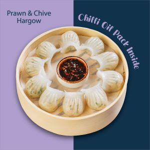 Prawn & Chive Har gow Dimsum (10Pcs)